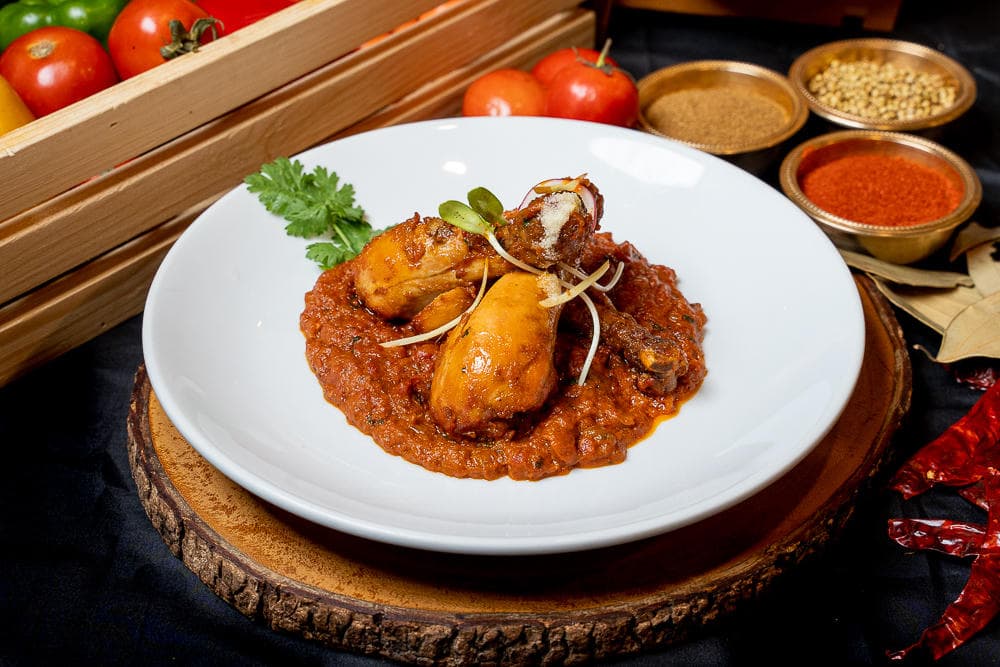 Ghee Roast Chicken – Indian recipe, Bawarchi Bangkok