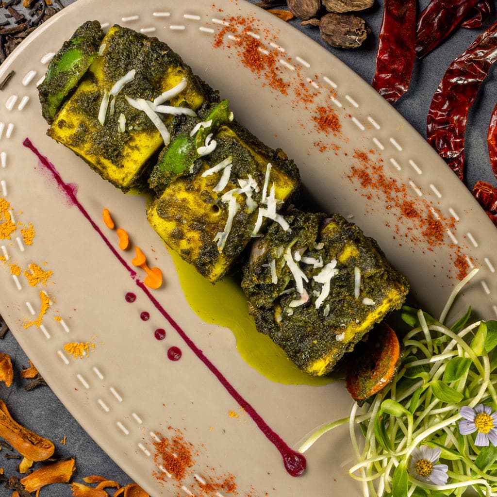 Pesto Paneer Tikka – Indian recipe, Bawarchi Bangkok